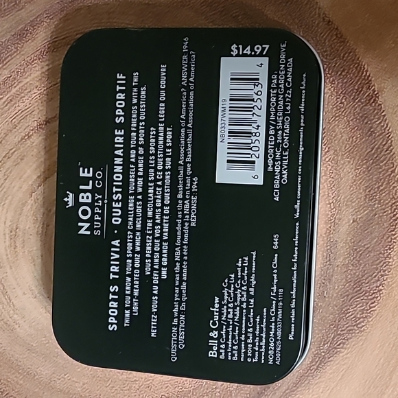 *2/$30 summer clearout* NIB - Trivia: Bar and Sports - Picture 3 of 4